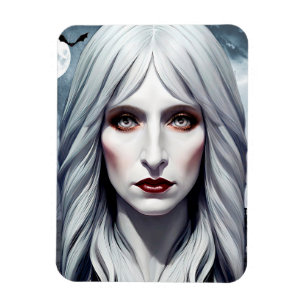 Vampire Witch Woman Fantasy Dark art Magneet