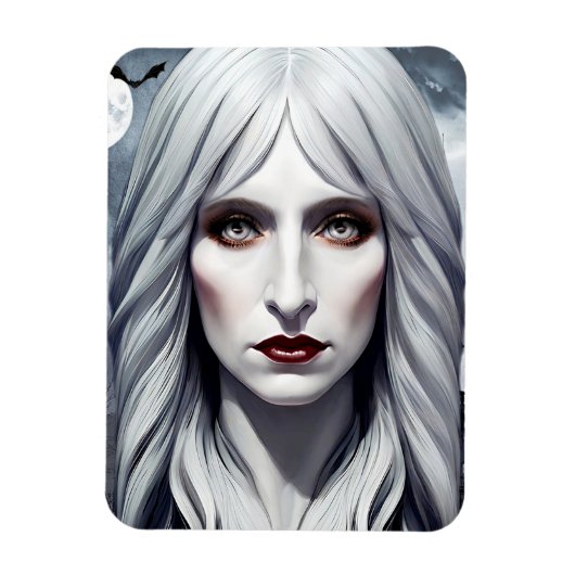 Vampire Witch Woman Fantasy Dark art Magneet (Verticaal)