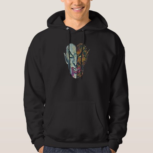Vampire Wolf Werewolf Halloween Kids Boys Girls Me Hoodie (Voorkant)