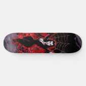 Vampire Woman Spider web gothic Persoonlijk Skateboard (Horizontaal)
