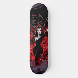 Vampire Woman Spider web gothic Persoonlijk Skateboard