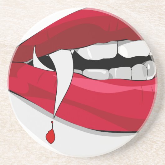 vampire zandsteen onderzetter (Voorkant)