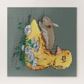 Vampire-Zombie Paasbeugen Legpuzzel (Horizontaal)