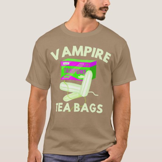 Vampireea Bagsampon Horror Humoreabags Funny Men W T-shirt (Voorkant)