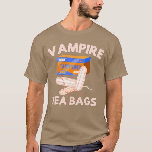 Vampireea Bagsampon Horror Humoreabags Funny Men W T-shirt (Voorkant)