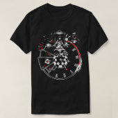 VampireFreaks Alice in Wonderland Klock Premium T-shirt (Design voorkant)