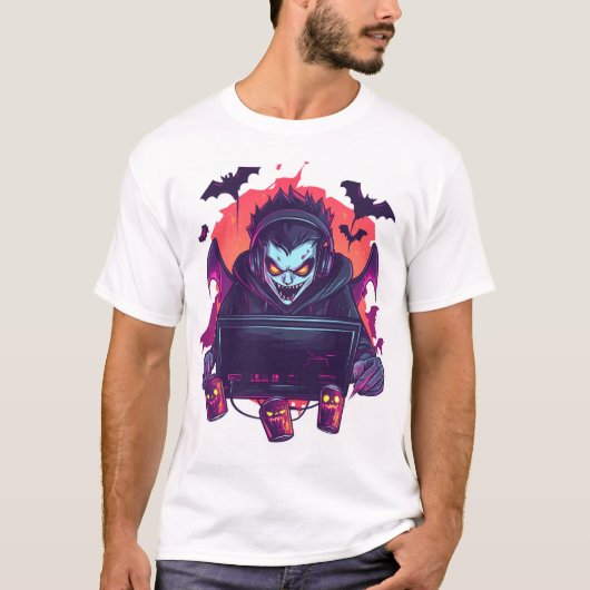 Vampiregamer T-shirt (Voorkant)