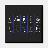 VampireHunter periodiek tabelfragment magnet (Voorkant)