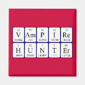 VampireHunter periodiek tabelfragment magnet (Voorkant)