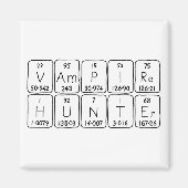 VampireHunter periodiek tabelfragment magnet (Voorkant)
