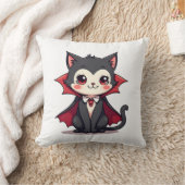 Vampirekat � Leuke Halloween Huisdier Tee Kussen (Deken)