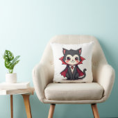 Vampirekat � Leuke Halloween Huisdier Tee Kussen (Stoel)