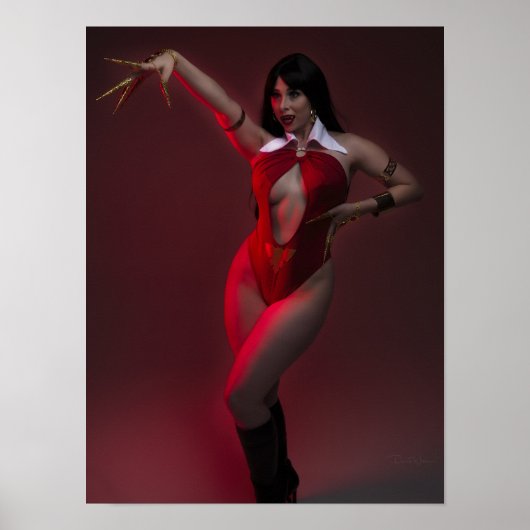 Vampirella Cosplay Poster (Voorkant)