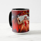 Vampiremeisjes willen gewoon lol hebben ! mok (Voorkant links)