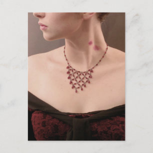 "Vampire's Kiss" - bijttekens op haar nek Briefkaart