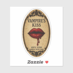 Vampire's Kus - Bloederige Lippen Apotheek Label