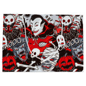 Vampires Night Gift Bag - Groot, glanzend Groot Cadeauzakje (Achterkant)