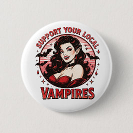Vampires Ronde Button 5,7 Cm