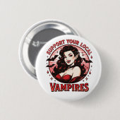 Vampires Ronde Button 5,7 Cm (Voorkant /achterkant)