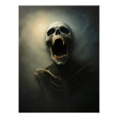 Vampire's Scream - Gothic Horror Art Perfect Poster (Voorkant)