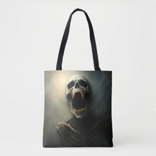 Vampire's Scream - Gothic Horror Art Tote Bag (Voorkant)