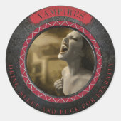 Vampire's Seal - bovennatuurlijke Sticker (Voorkant)
