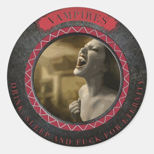 Vampire's Seal - bovennatuurlijke Sticker (Voorkant)