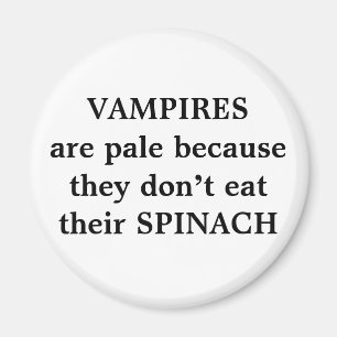 VAMPIRES zijn bleek omdat ze hun SPI niet eten Magneet
