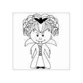 Vampiress Agness Wood gemonteerd Rubber Stamp Rubberstempel (Afrduk)