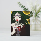 Vampiress Briefkaart (Staand voorkant)