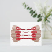 Vampirfinger V.2 Briefkaart (Staand voorkant)