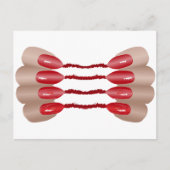 Vampirfinger V.2 Briefkaart (Voorkant)