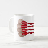 Vampirfinger V.2 Koffiemok (Voorkant links)