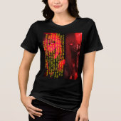 Vampiric Seductress Whisper - Donker Gotisch Tri-Blend Shirt (Voorkant)