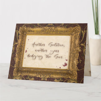 Vampiric Solstice Wenskaart Kaart