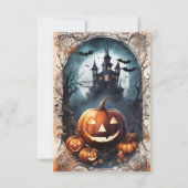 Vampiric Vogue: Ontwerp je donkere Halloween Invit Kaart (Voorkant)