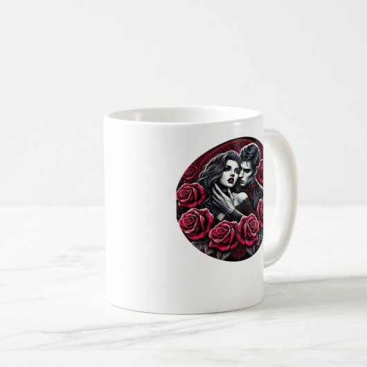 Vampirische gotische Romance - Tot de dood ons in  Koffiemok (Voorkant rechts)