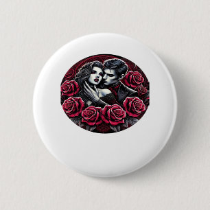 Vampirische gotische Romance - Tot de dood ons in  Ronde Button 5,7 Cm