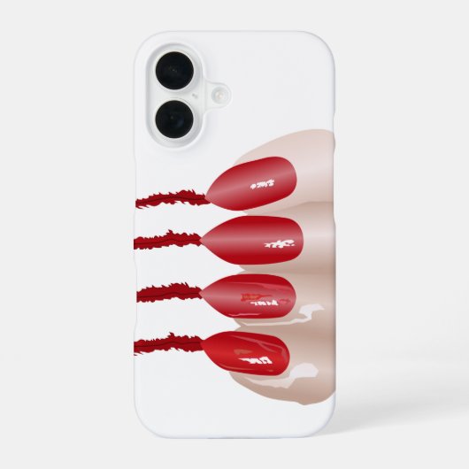 Vampirvinger iPhone 16 Hoesje (Achterkant)