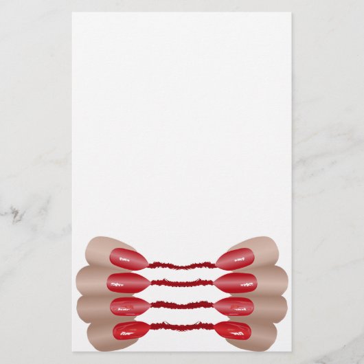 Vampirvinger V.2 Briefpapier (Voorkant)