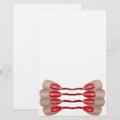 Vampirvinger V.2 Briefpapier (Voorkant / Achterkant)