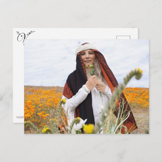 Vamplificeerd Briefkaart opiumventilator (Voorkant / Achterkant)