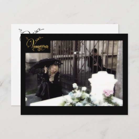 Vamplified® Crucified Briefkaart (Voorkant / Achterkant)