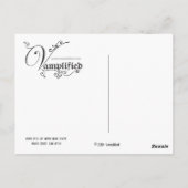 Vamplified® Crucified Briefkaart (Achterkant)