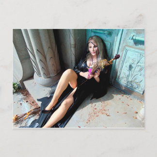 Vamplified Dead Flowers Briefkaart