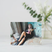 Vamplified Dead Flowers Briefkaart (Staand voorkant)