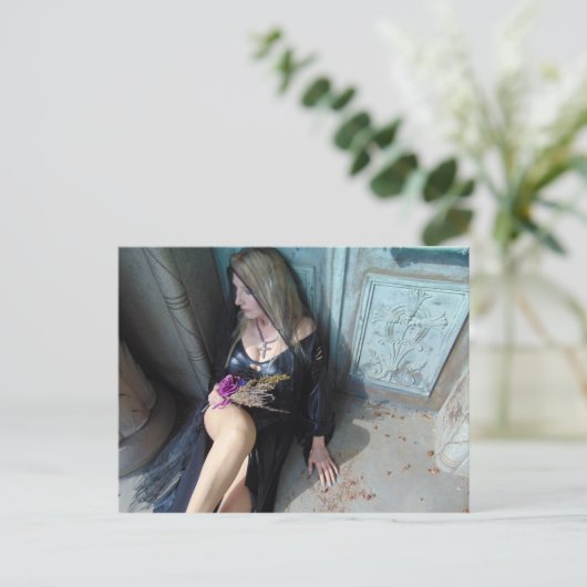 Vamplified Shadows of Reflection Briefkaart (Staand voorkant)