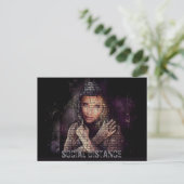 VAMPLIFIED Sociale afstand Briefkaart (Staand voorkant)