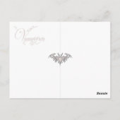 VAMPLIFIED Sociale afstand Briefkaart (Achterkant)