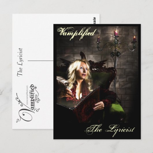 Vamplified The Lyricist Briefkaart (Voorkant / Achterkant)
